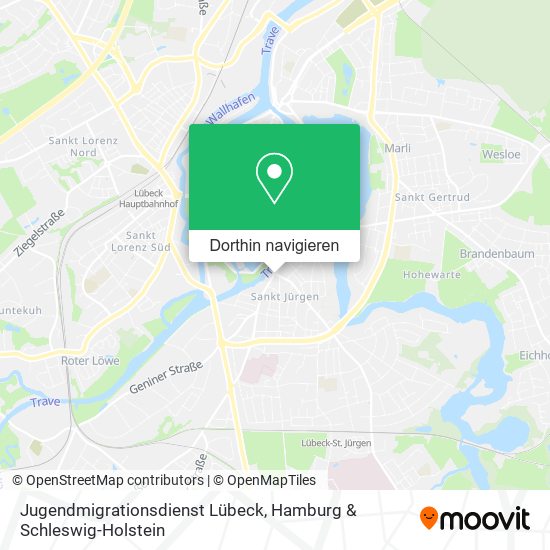 Jugendmigrationsdienst Lübeck Karte