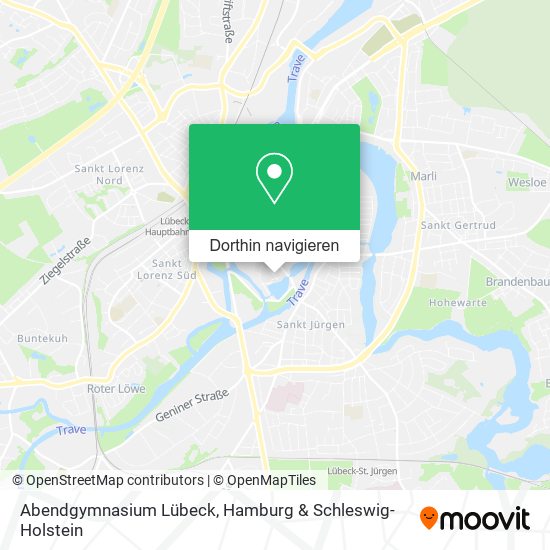 Abendgymnasium Lübeck Karte