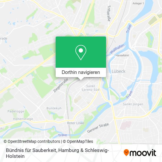 Bündnis für Sauberkeit Karte