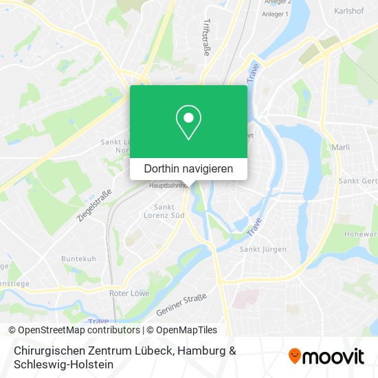Chirurgischen Zentrum Lübeck Karte