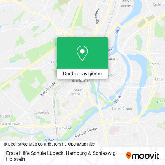 Erste Hilfe Schule Lübeck Karte