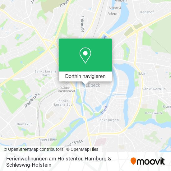 Ferienwohnungen am Holstentor Karte