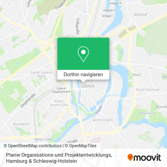 Planw Organisations-und Projektentwicklungs Karte