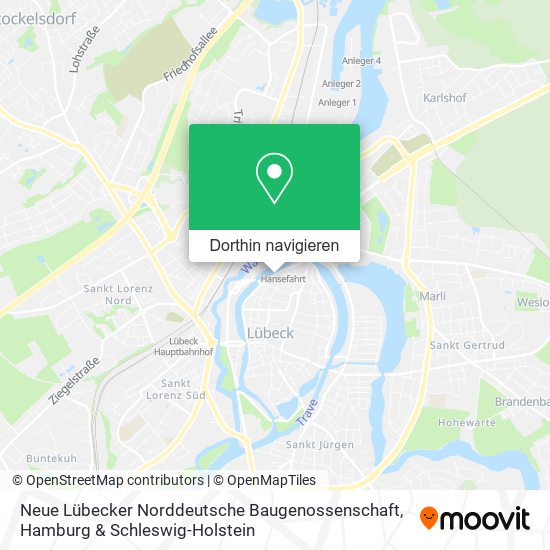 Neue Lübecker Norddeutsche Baugenossenschaft Karte