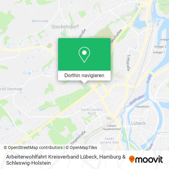 Arbeiterwohlfahrt Kreisverband Lübeck Karte