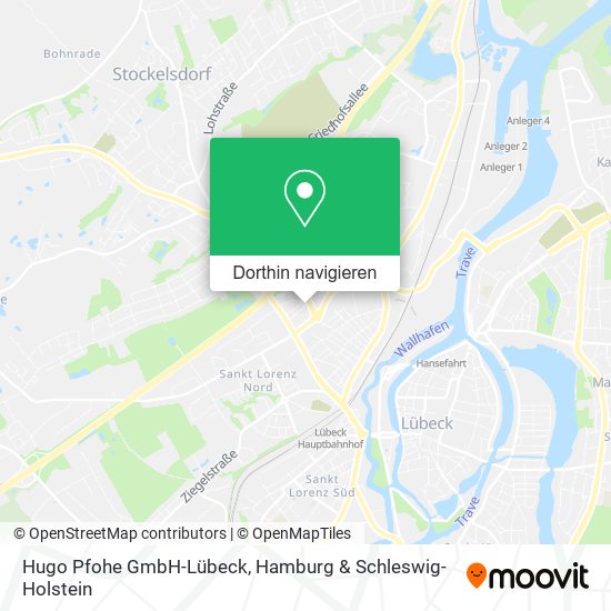 Hugo Pfohe GmbH-Lübeck Karte