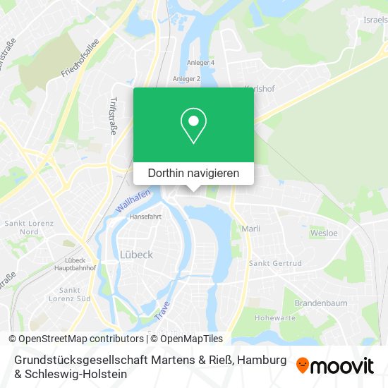 Grundstücksgesellschaft Martens & Rieß Karte