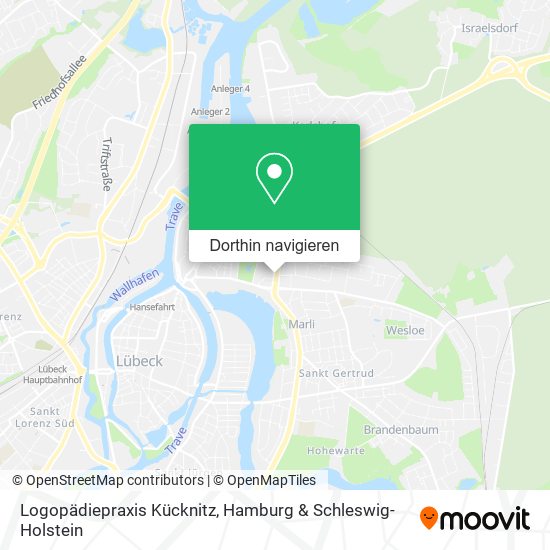 Logopädiepraxis Kücknitz Karte