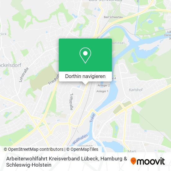 Arbeiterwohlfahrt Kreisverband Lübeck Karte