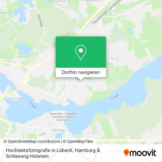 Hochzeitsfotografie in Lübeck Karte