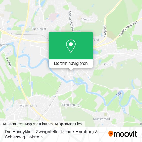 Die Handyklinik Zweigstelle Itzehoe Karte