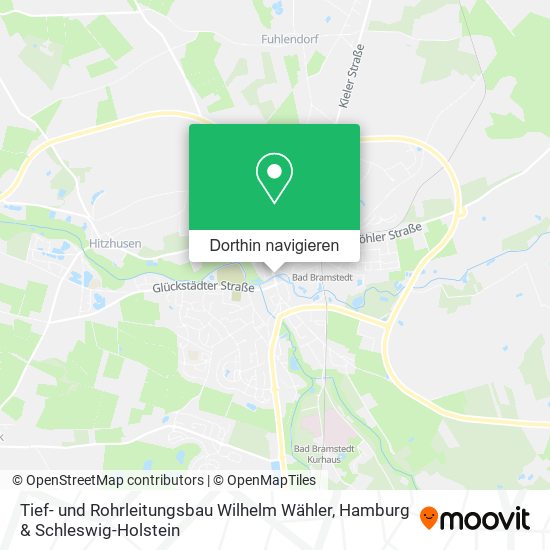 Tief- und Rohrleitungsbau Wilhelm Wähler Karte