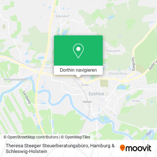 Theresa Steeger Steuerberatungsbüro Karte
