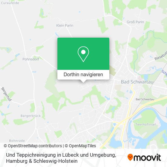 Und Teppichreinigung in Lübeck und Umgebung Karte