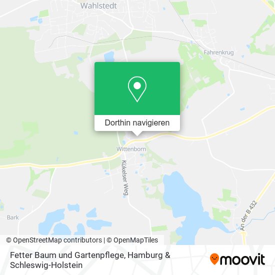 Fetter Baum und Gartenpflege Karte