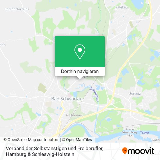 Verband der Selbstänstigen und Freiberufler Karte