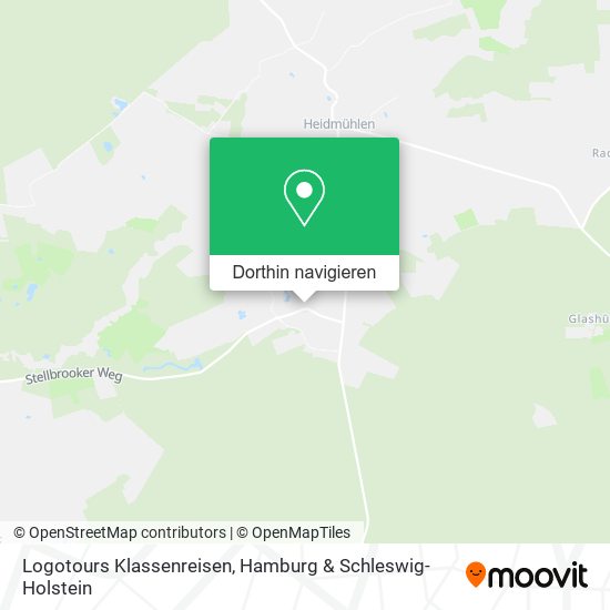 Logotours Klassenreisen Karte