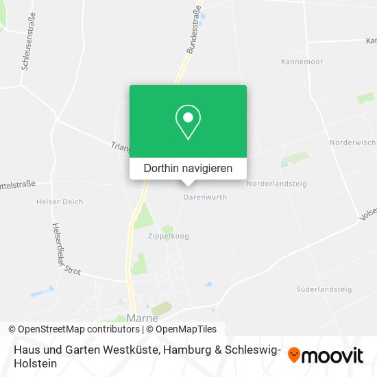 Haus und Garten Westküste Karte
