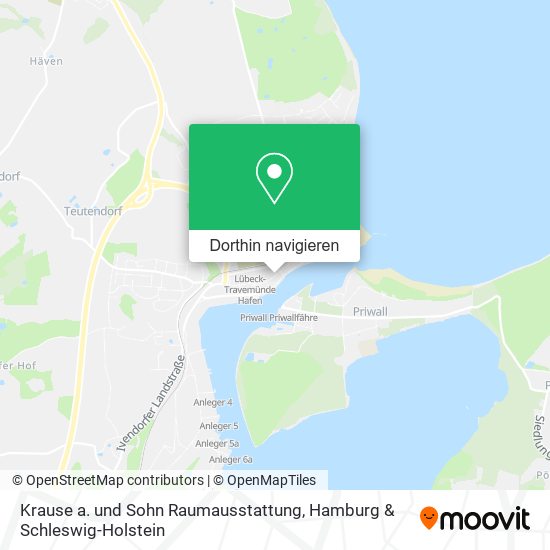 Krause a. und Sohn Raumausstattung Karte