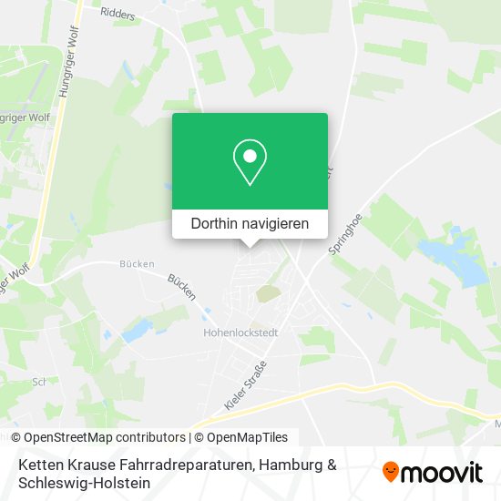 Ketten Krause Fahrradreparaturen Karte