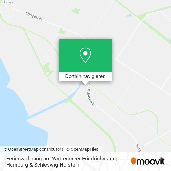 Ferienwohnung am Wattenmeer Friedrichskoog Karte