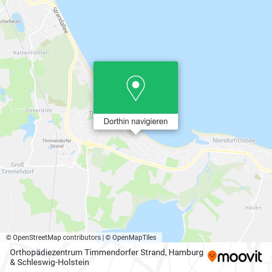 Orthopädiezentrum Timmendorfer Strand Karte