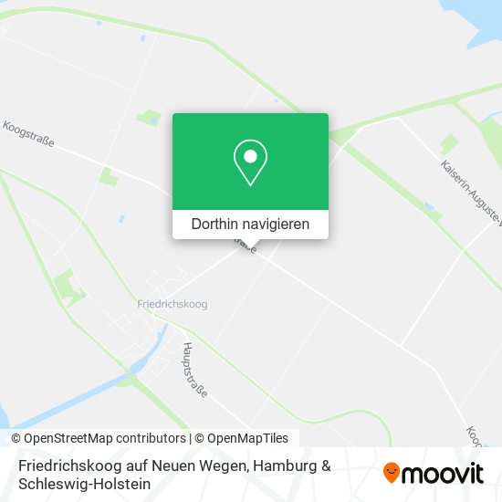 Friedrichskoog auf Neuen Wegen Karte
