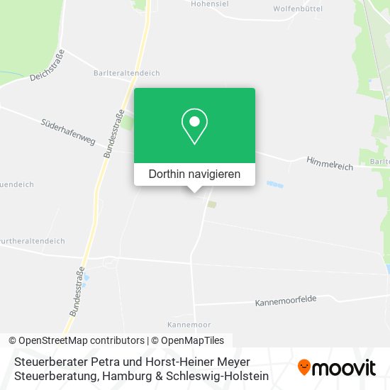 Steuerberater Petra und Horst-Heiner Meyer Steuerberatung Karte