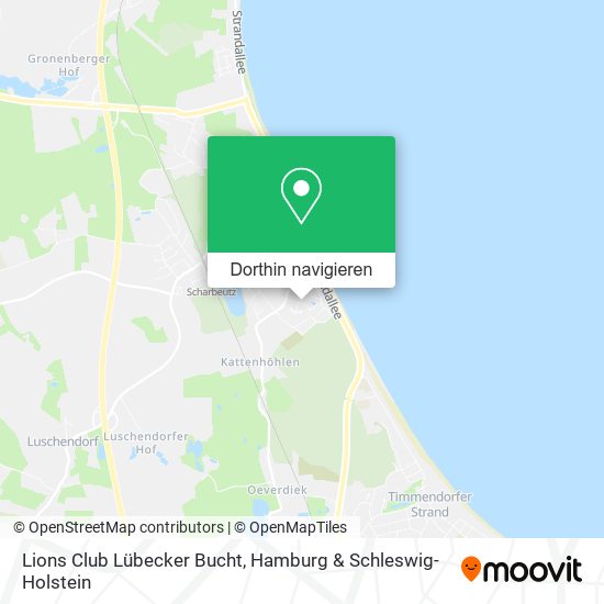 Lions Club Lübecker Bucht Karte