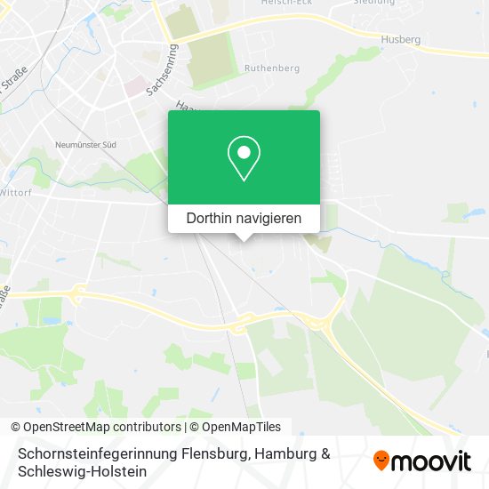 Schornsteinfegerinnung Flensburg Karte