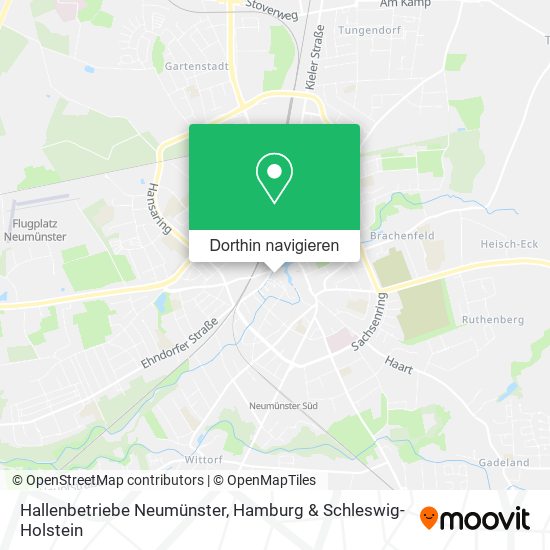 Hallenbetriebe Neumünster Karte