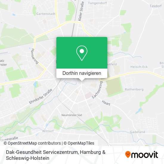 Dak-Gesundheit Servicezentrum Karte