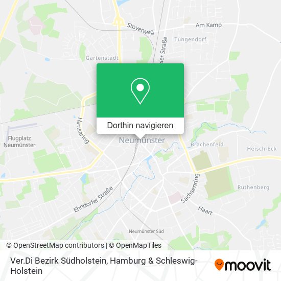 Ver.Di Bezirk Südholstein Karte