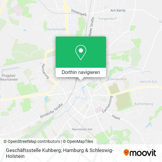 Geschäftsstelle Kuhberg Karte