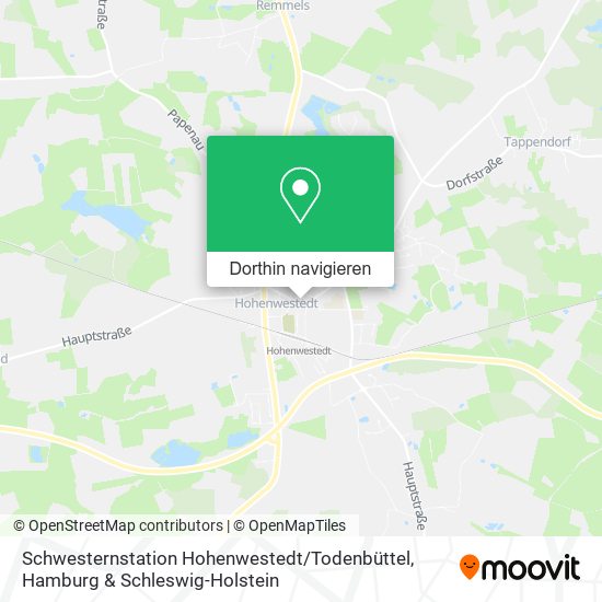 Schwesternstation Hohenwestedt / Todenbüttel Karte