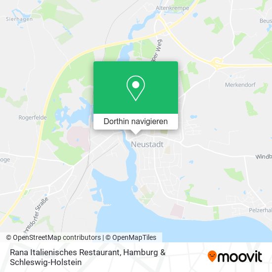 Rana Italienisches Restaurant Karte