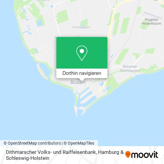 Dithmarscher Volks- und Raiffeisenbank Karte