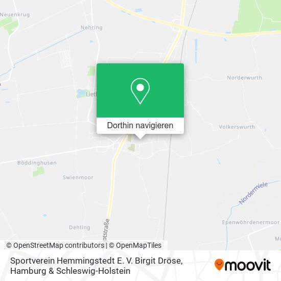 Sportverein Hemmingstedt E. V. Birgit Dröse Karte