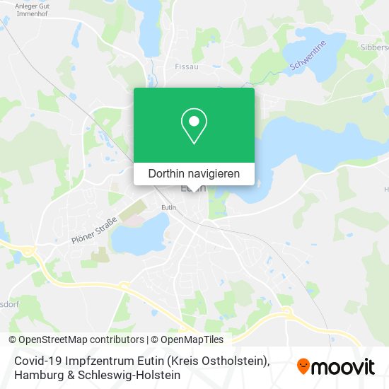 Covid-19 Impfzentrum Eutin (Kreis Ostholstein) Karte