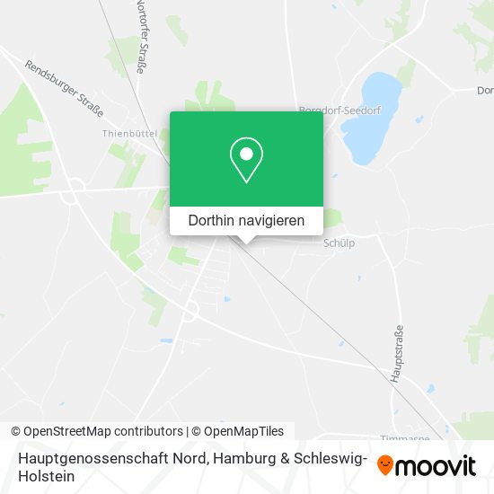 Hauptgenossenschaft Nord Karte