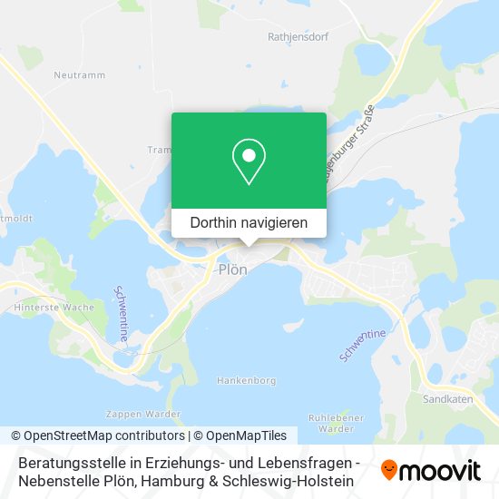 Beratungsstelle in Erziehungs- und Lebensfragen - Nebenstelle Plön Karte