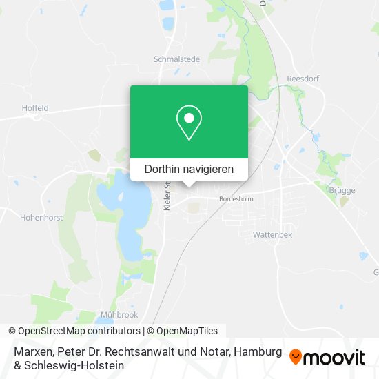Marxen, Peter Dr. Rechtsanwalt und Notar Karte