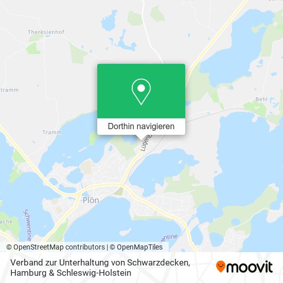 Verband zur Unterhaltung von Schwarzdecken Karte