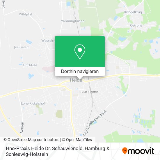 Hno-Praxis Heide Dr. Schauwienold Karte