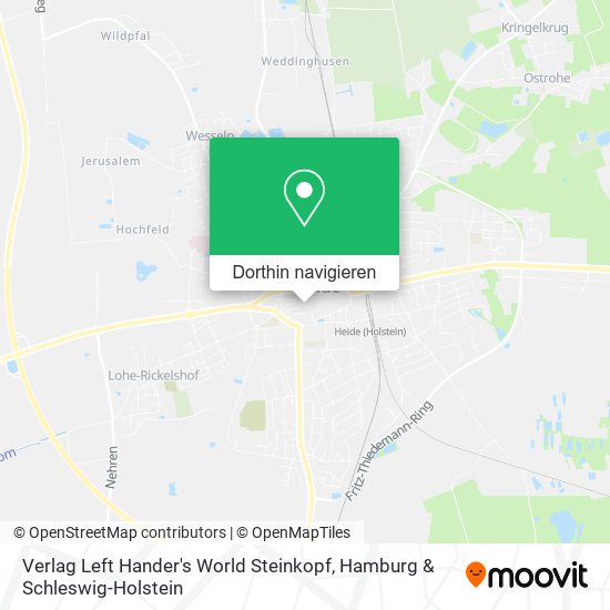 Verlag Left Hander's World Steinkopf Karte