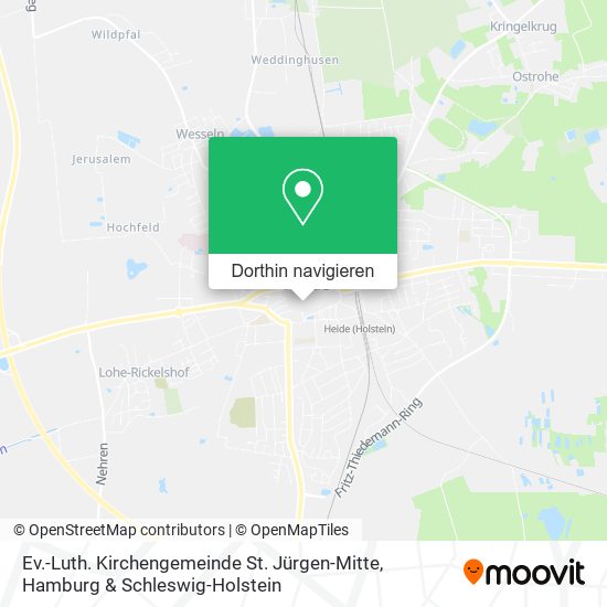 Ev.-Luth. Kirchengemeinde St. Jürgen-Mitte Karte