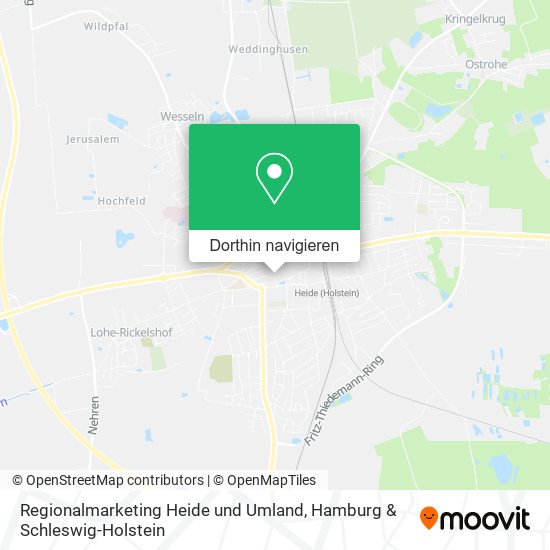 Regionalmarketing Heide und Umland Karte