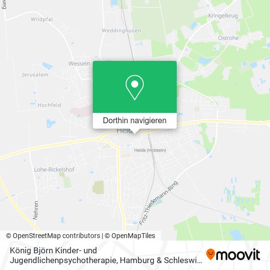 König Björn Kinder- und Jugendlichenpsychotherapie Karte