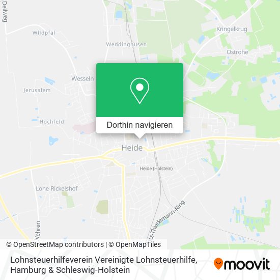 Lohnsteuerhilfeverein Vereinigte Lohnsteuerhilfe Karte