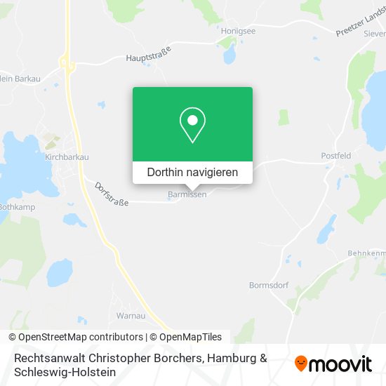 Rechtsanwalt Christopher Borchers Karte